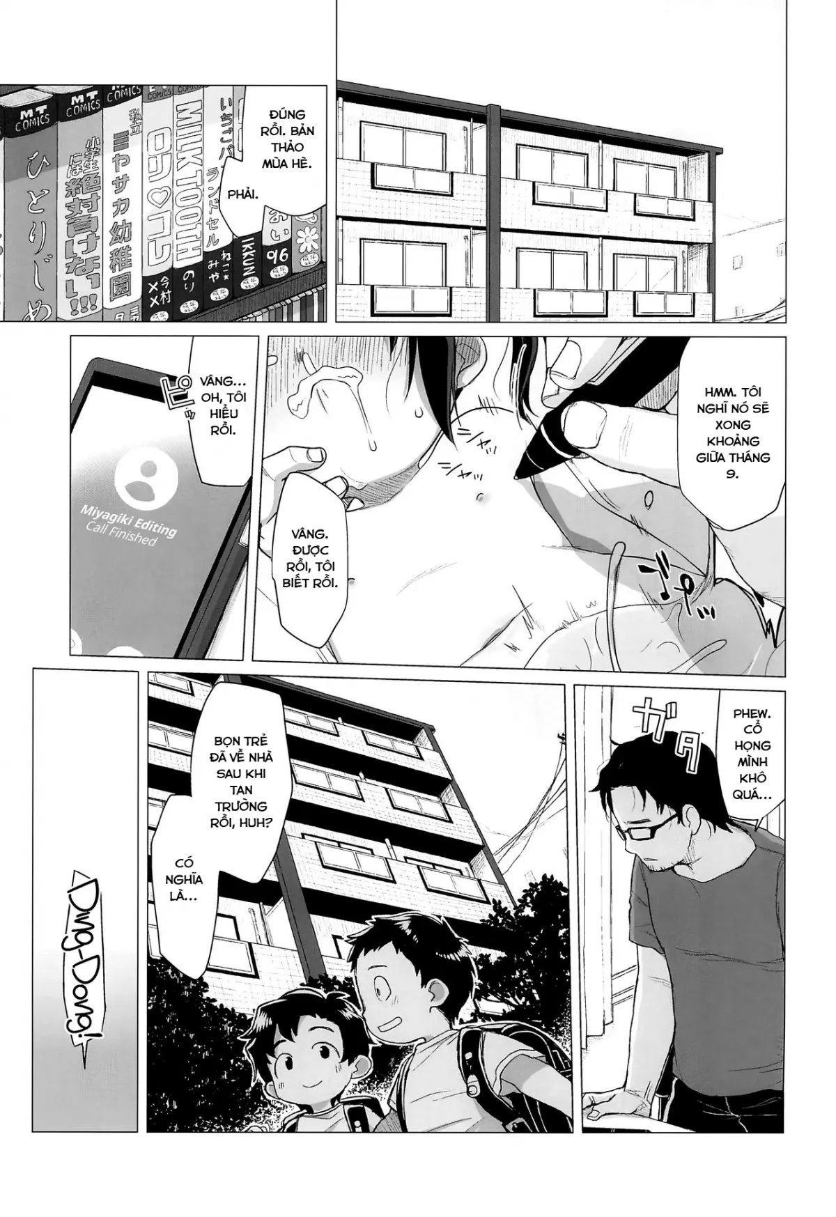 HentaiVN.net - Ảnh 3 - Người hàng xóm có mái tóc vàng và đôi mắt xanh [Uchi no Tonari no Shougakusei wa Kinpatsu Hekigan Ecchi-zuki | The Blonde-haired, Blue-Eyed Elementary Schooler Next Door Loves Sex] - Chap 1