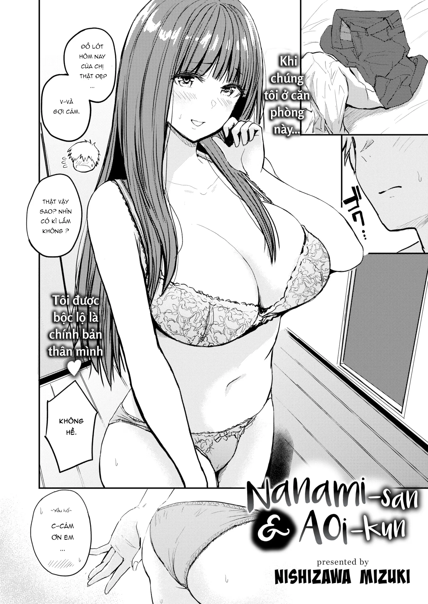 HentaiVN.net - Ảnh 3 - Ham Muốn Tình Dục Của Cặp Đôi Đũa Lệch [Nanami-san & Aoi-kun] - Chap 1