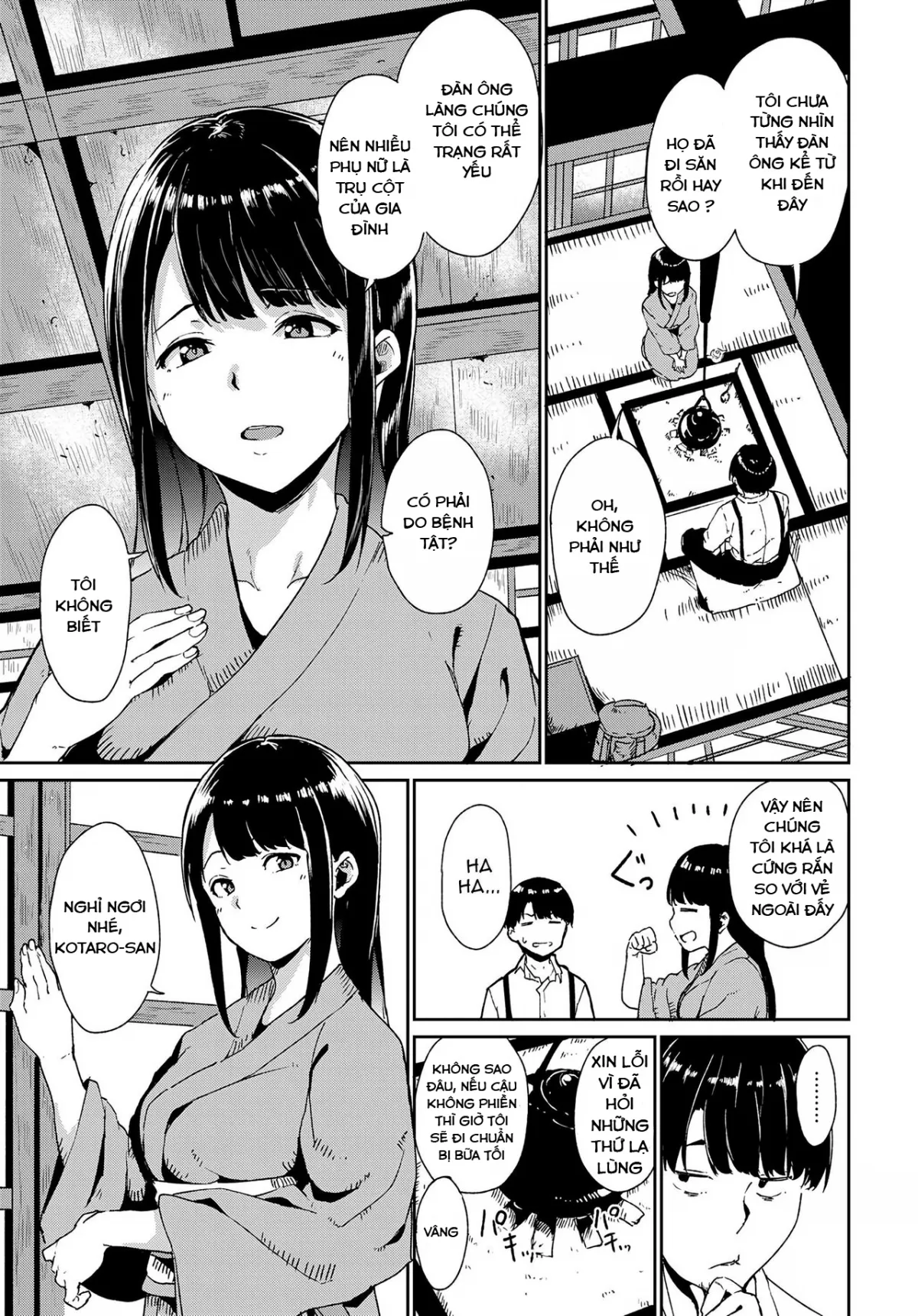 HentaiVN.net - Ảnh 5 - Yamitsuki Mura Daiichiya - Chap 1