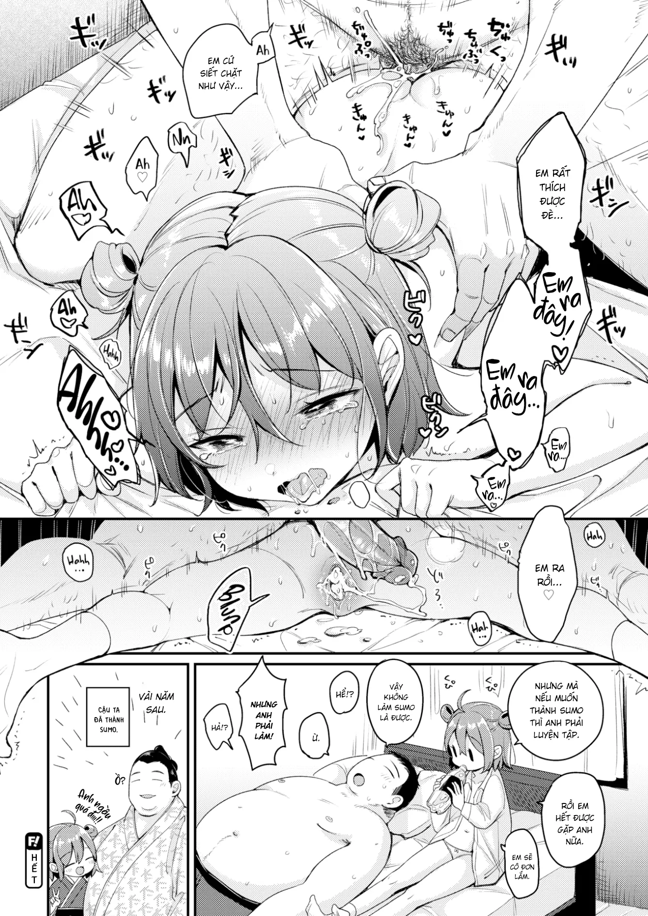 HentaiVN.net - Ảnh 16 - Tình Yêu Dành Cho Sumo ❤ [Sumo Girl Love ❤] - Chap 1