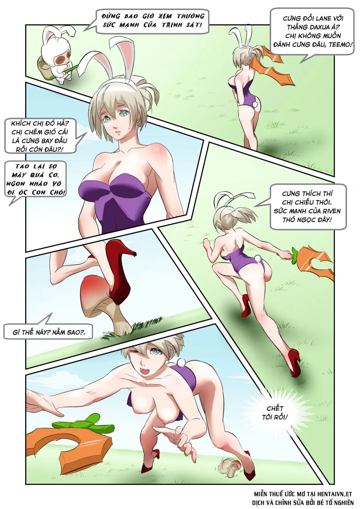 HentaiVN.net - Ảnh 4 - Riven Solo Teemo! [Riven Vs. Teemo] - Chap 1