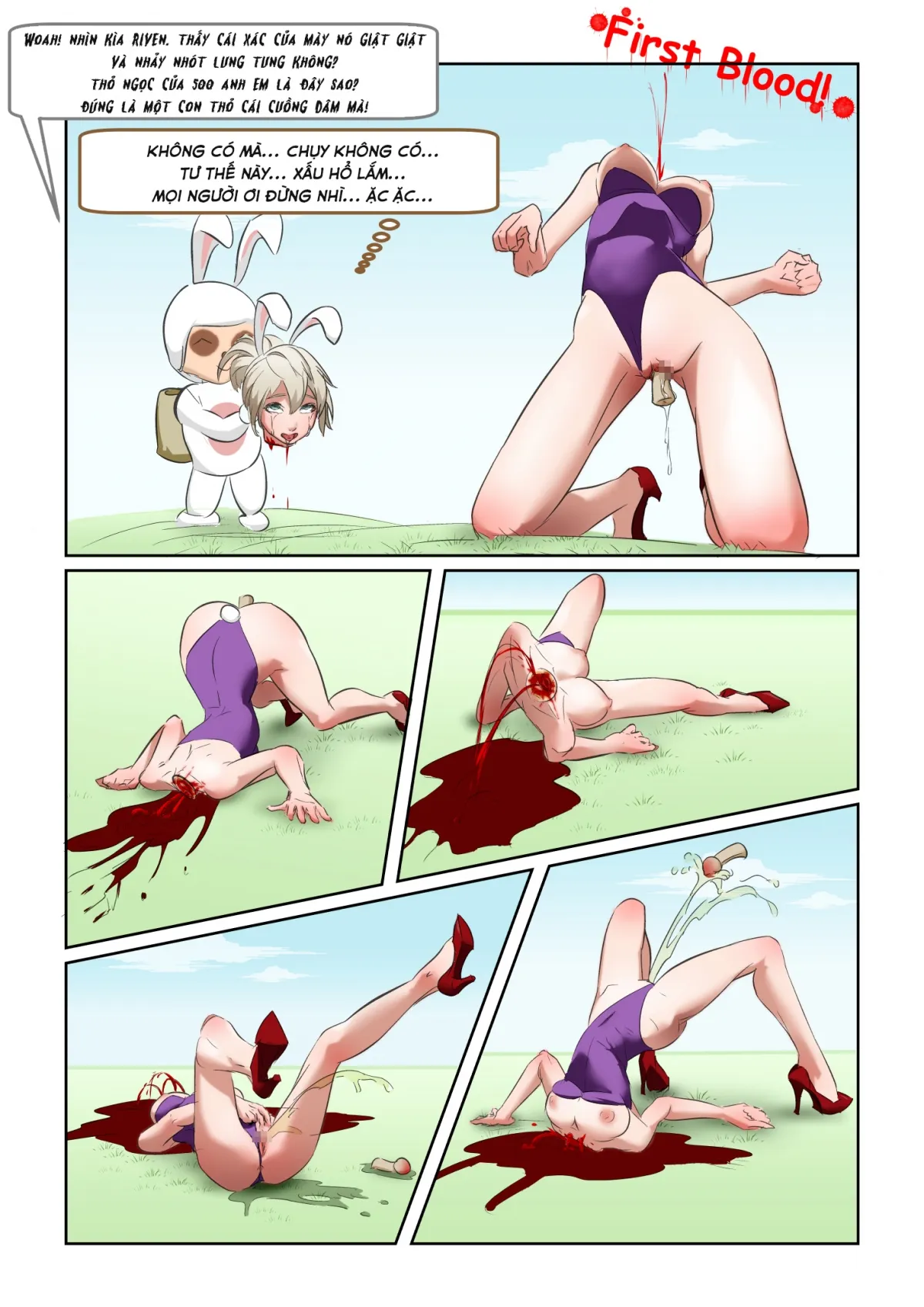 HentaiVN.net - Ảnh 6 - Riven Solo Teemo! [Riven Vs. Teemo] - Chap 1