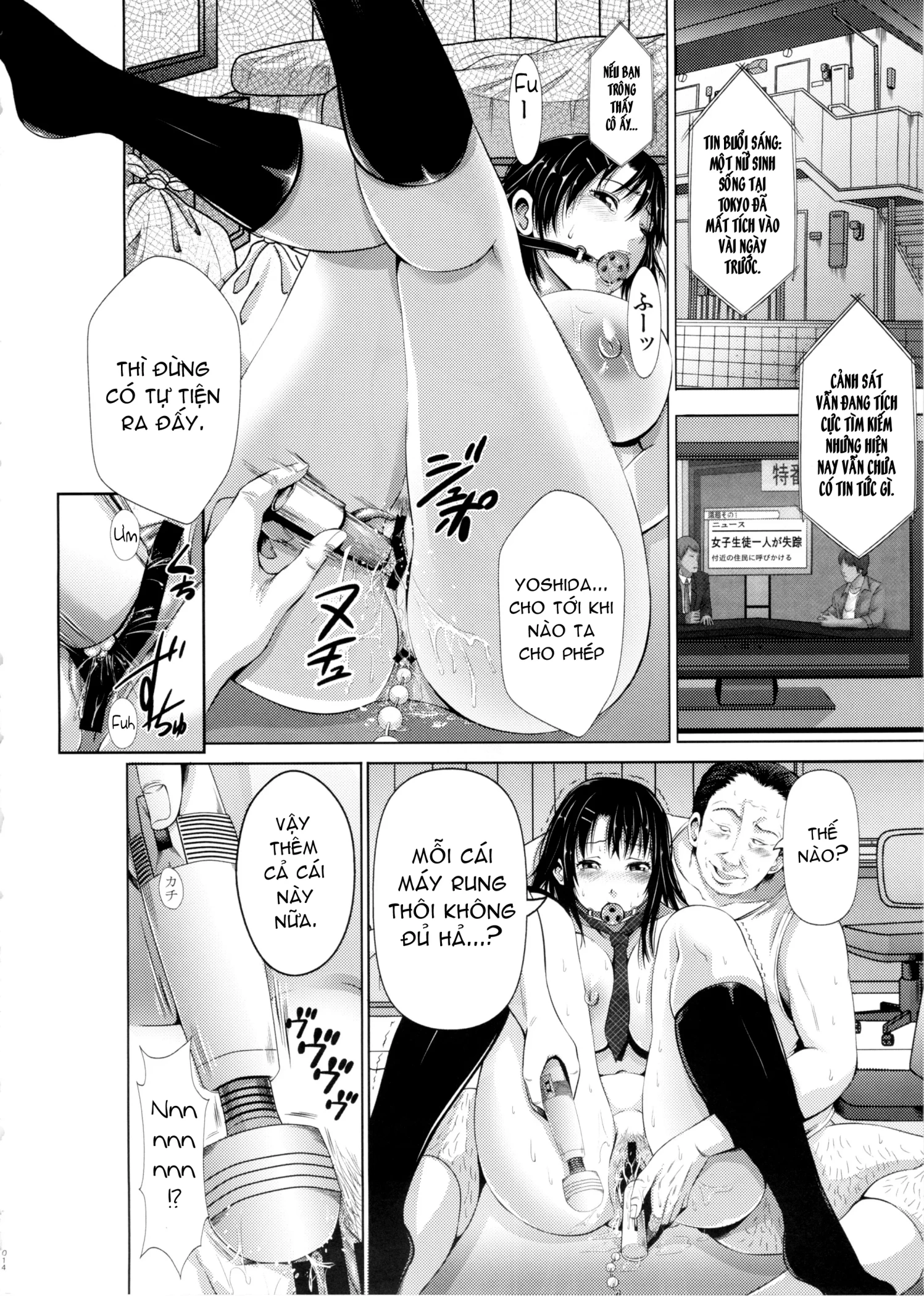 HentaiVN.net - Ảnh 13 - Yuutousei no Yoshidasan wa Sensei [Yuutousei No Yoshidasan Wa Sensei Ni Kankin Sarete Nikubenki Ni Narimashita] - Chap 1