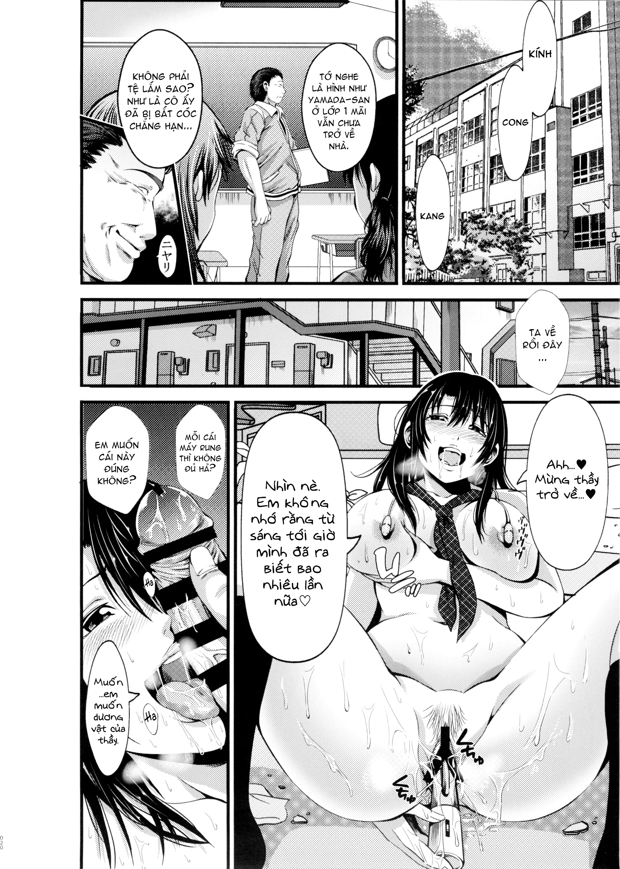 HentaiVN.net - Ảnh 19 - Yuutousei no Yoshidasan wa Sensei [Yuutousei No Yoshidasan Wa Sensei Ni Kankin Sarete Nikubenki Ni Narimashita] - Chap 1