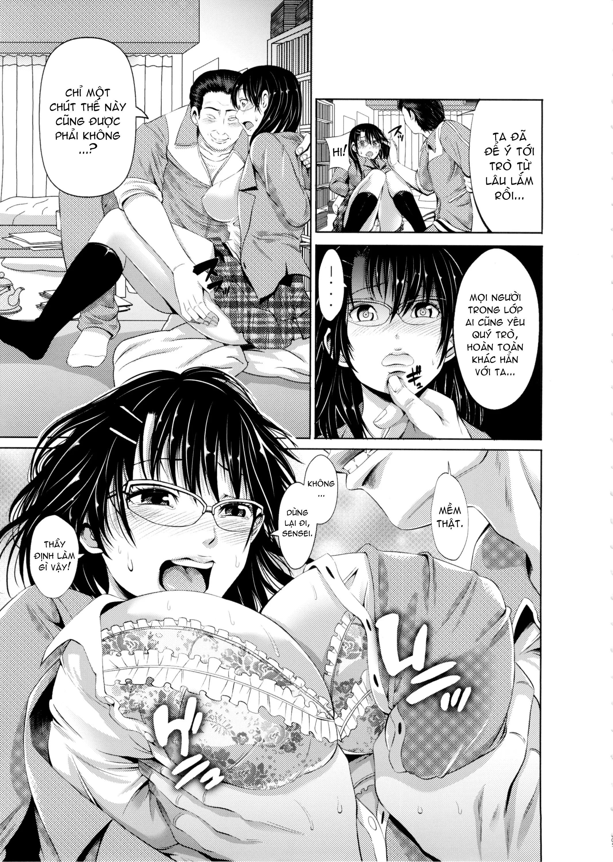 HentaiVN.net - Ảnh 4 - Yuutousei no Yoshidasan wa Sensei [Yuutousei No Yoshidasan Wa Sensei Ni Kankin Sarete Nikubenki Ni Narimashita] - Chap 1