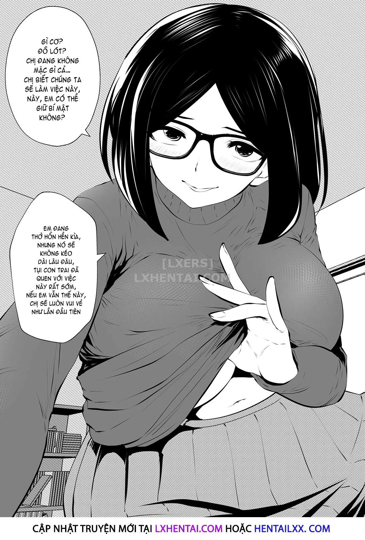 HentaiVN.net - Ảnh 14 - Ms. Black Rimmed Glasses - Chap 1