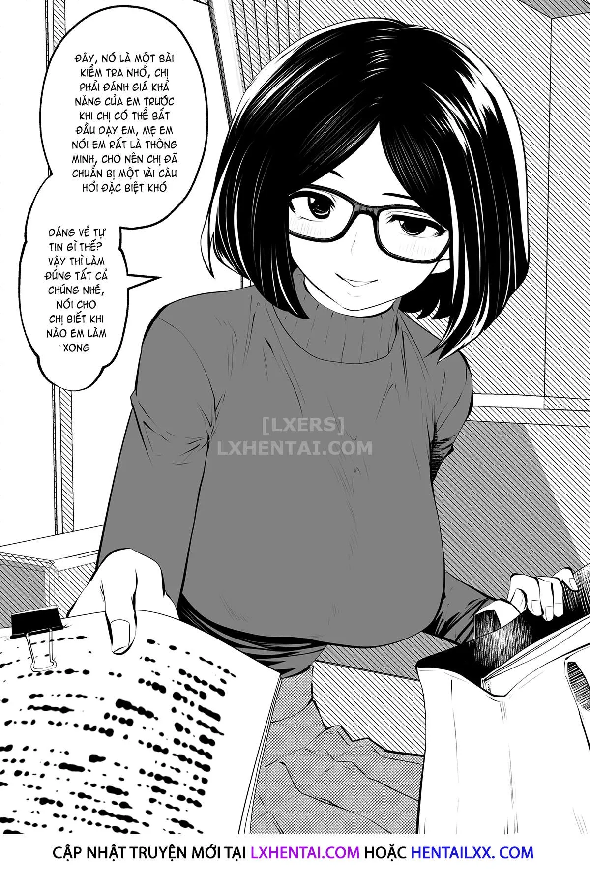 HentaiVN.net - Ảnh 7 - Ms. Black Rimmed Glasses - Chap 1