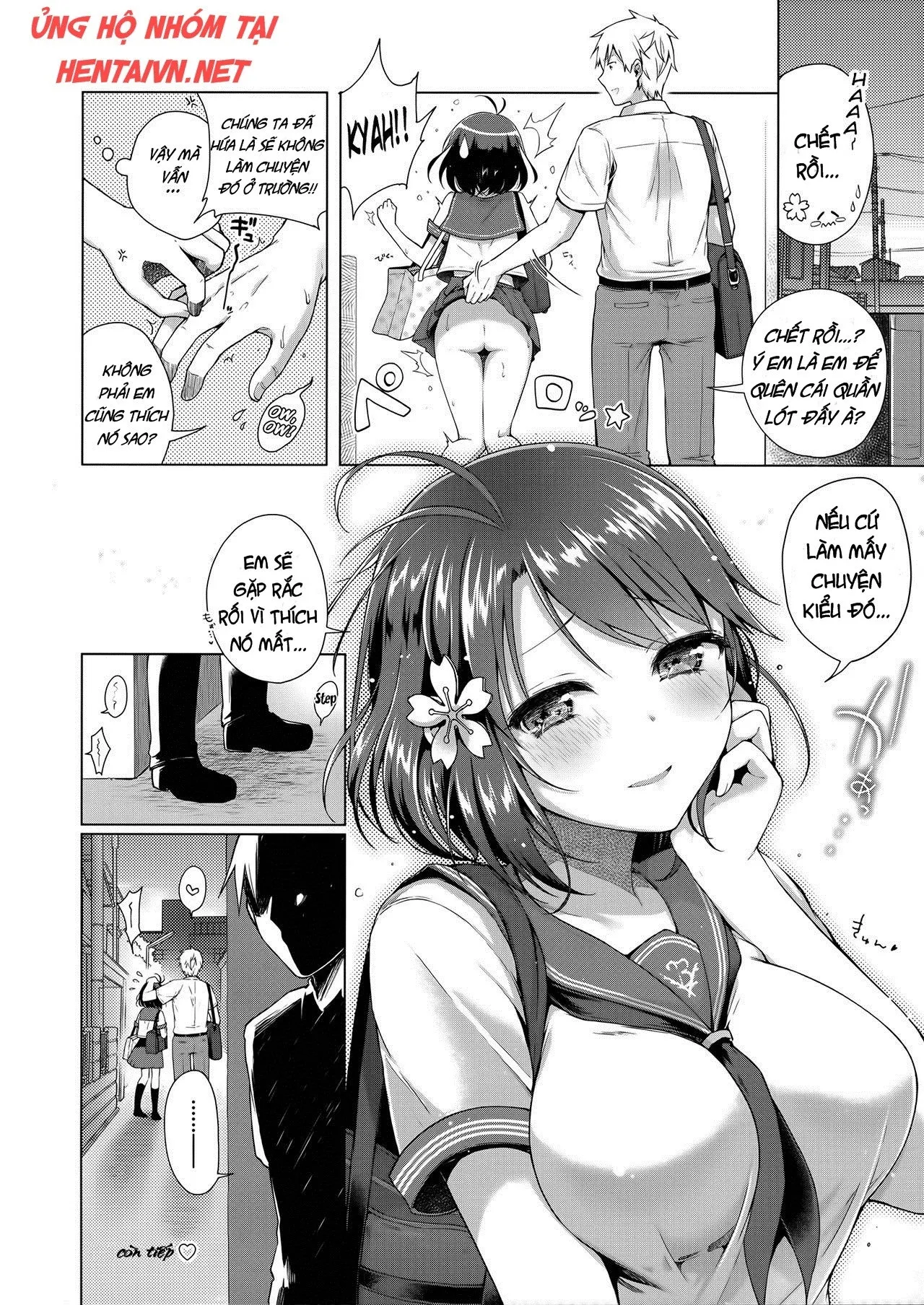 HentaiVN.net - Ảnh 24 - Sakura no Yagai Jugyou - Chap 1