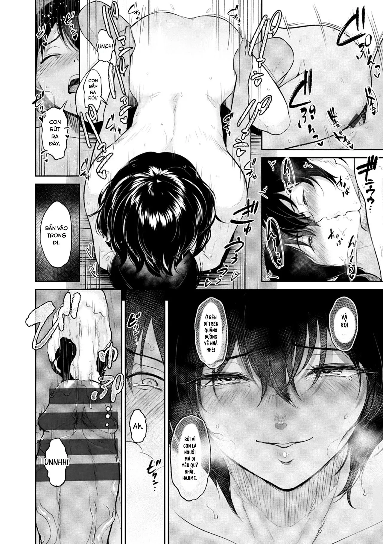 HentaiVN.net - Ảnh 19 - Mùa hè nóng bỏng của dì tôi [Akane Oba-san no Natsu] - Chap 1