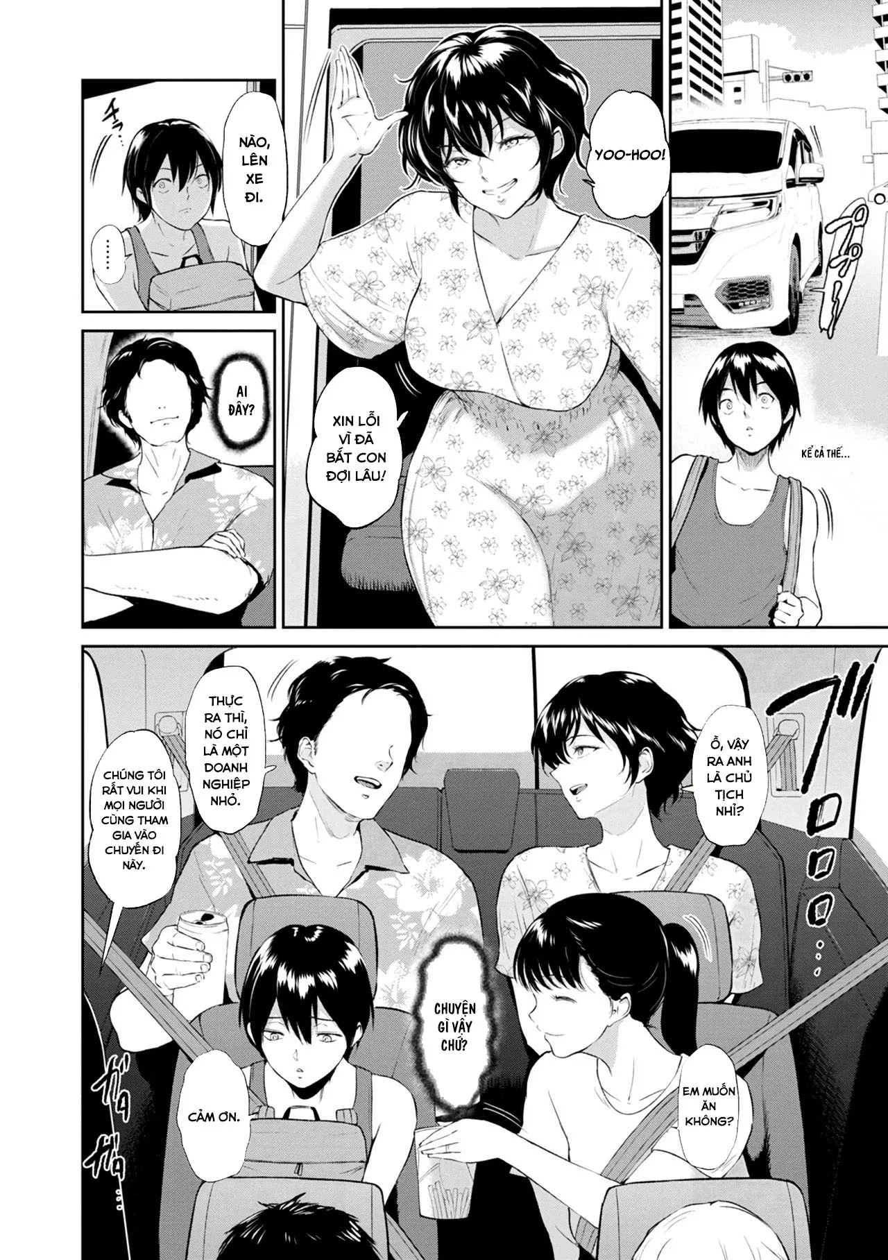 HentaiVN.net - Ảnh 3 - Mùa hè nóng bỏng của dì tôi [Akane Oba-san no Natsu] - Chap 1