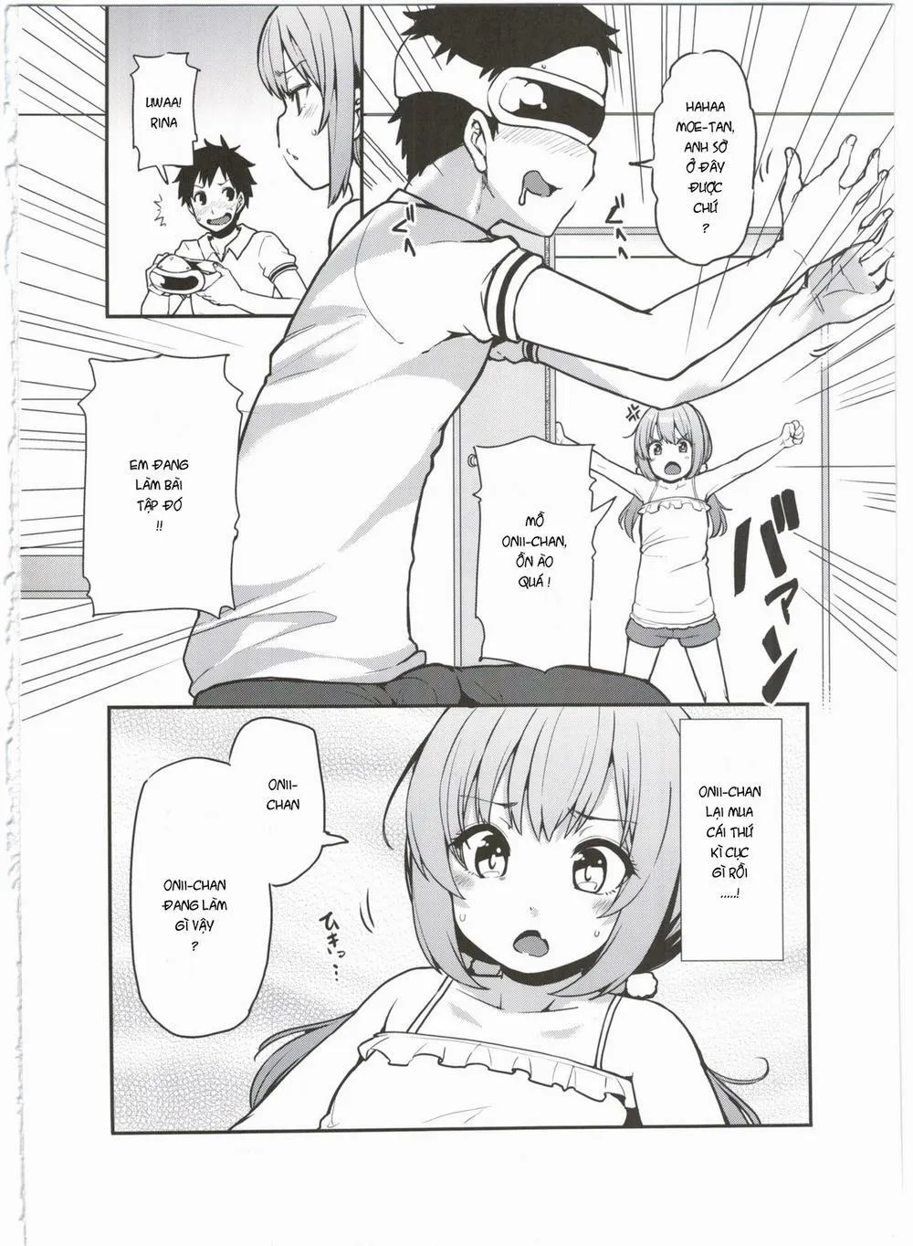 HentaiVN.net - Ảnh 3 - [Loli] Rina to Onii-chan no Ikenai Ojikan - Chap 1