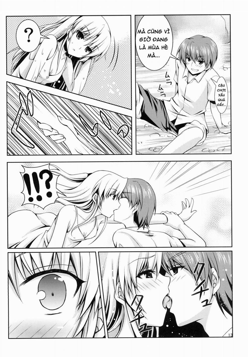 HentaiVN.net - Ảnh 14 - Tôi Muốn Trở Thành Thiên Sứ (Angel Beats!) [Tenshi Ni Naritai (Angel Beats!)] - Chap 1