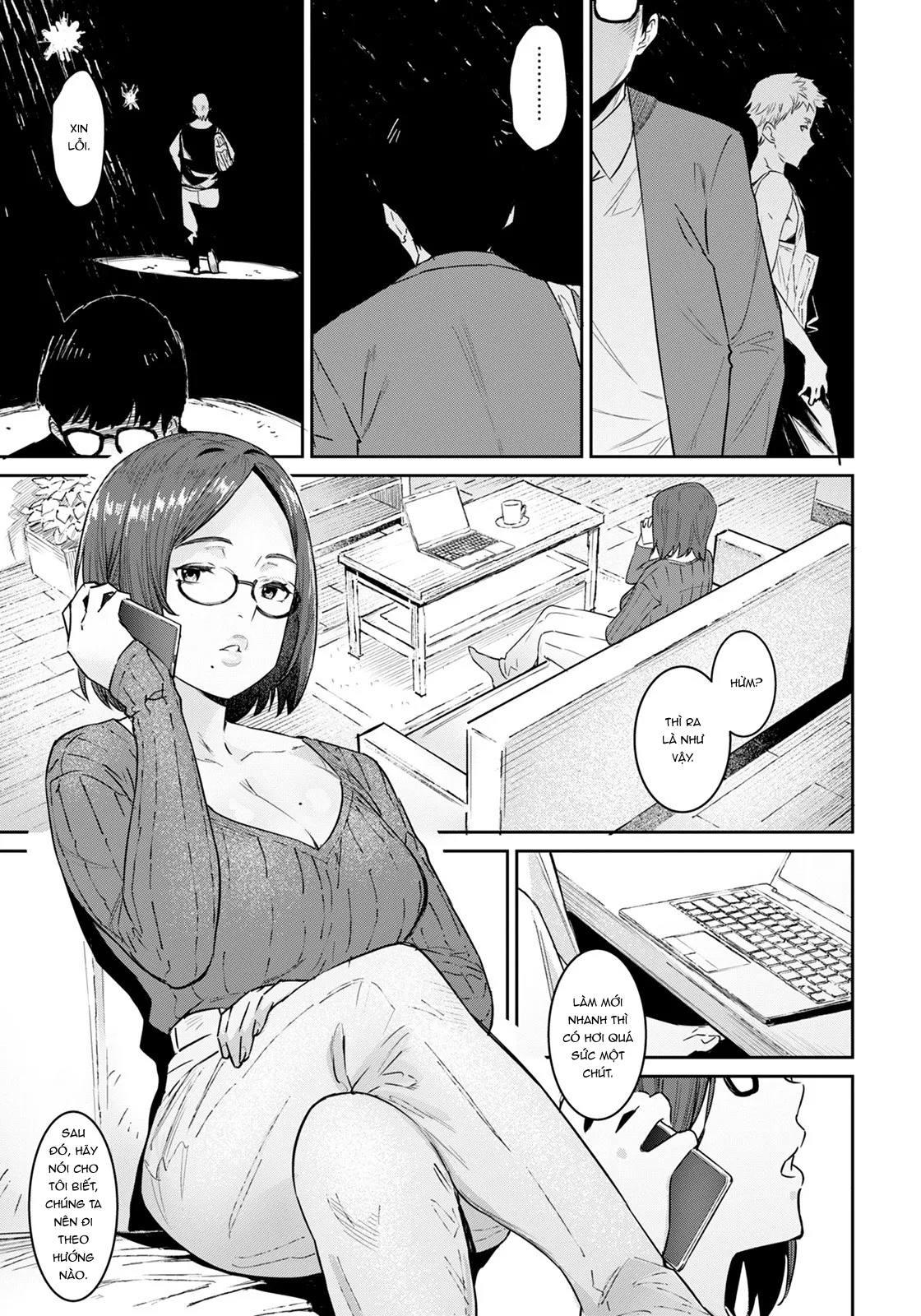 HentaiVN.net - Ảnh 4 - Tomodachi no Mama to Issho [友達のママといっしょ] - Chap 1