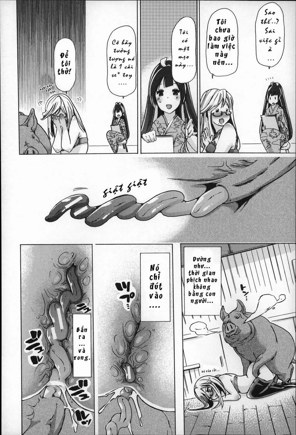 HentaiVN.net - Ảnh 13 - Juukan - Giri Giri Out Genkai Shuuraku Bestiality - So Close! Marginal Village - Chap 1