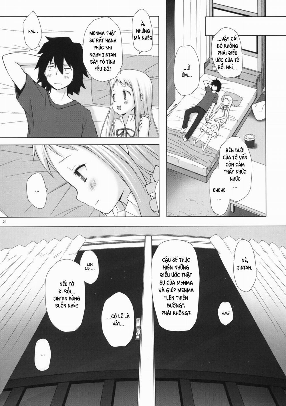 HentaiVN.net - Ảnh 20 - Douka Shiteru Mitai (Anohana) [There Must be Something Wrong With Me] - Chap 1
