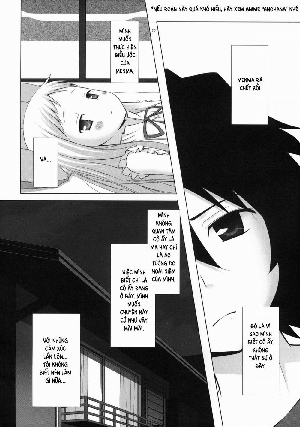 HentaiVN.net - Ảnh 21 - Douka Shiteru Mitai (Anohana) [There Must be Something Wrong With Me] - Chap 1