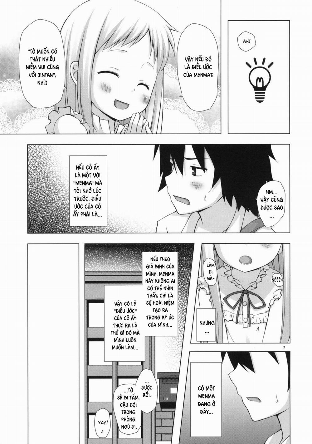 HentaiVN.net - Ảnh 6 - Douka Shiteru Mitai (Anohana) [There Must be Something Wrong With Me] - Chap 1
