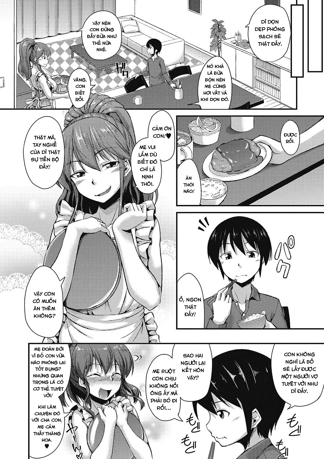 HentaiVN.net - Ảnh 3 - Mama wa Sakari Doki! [The Mom Is The Mating Season!; ママはさかりどき!] - Chap 1