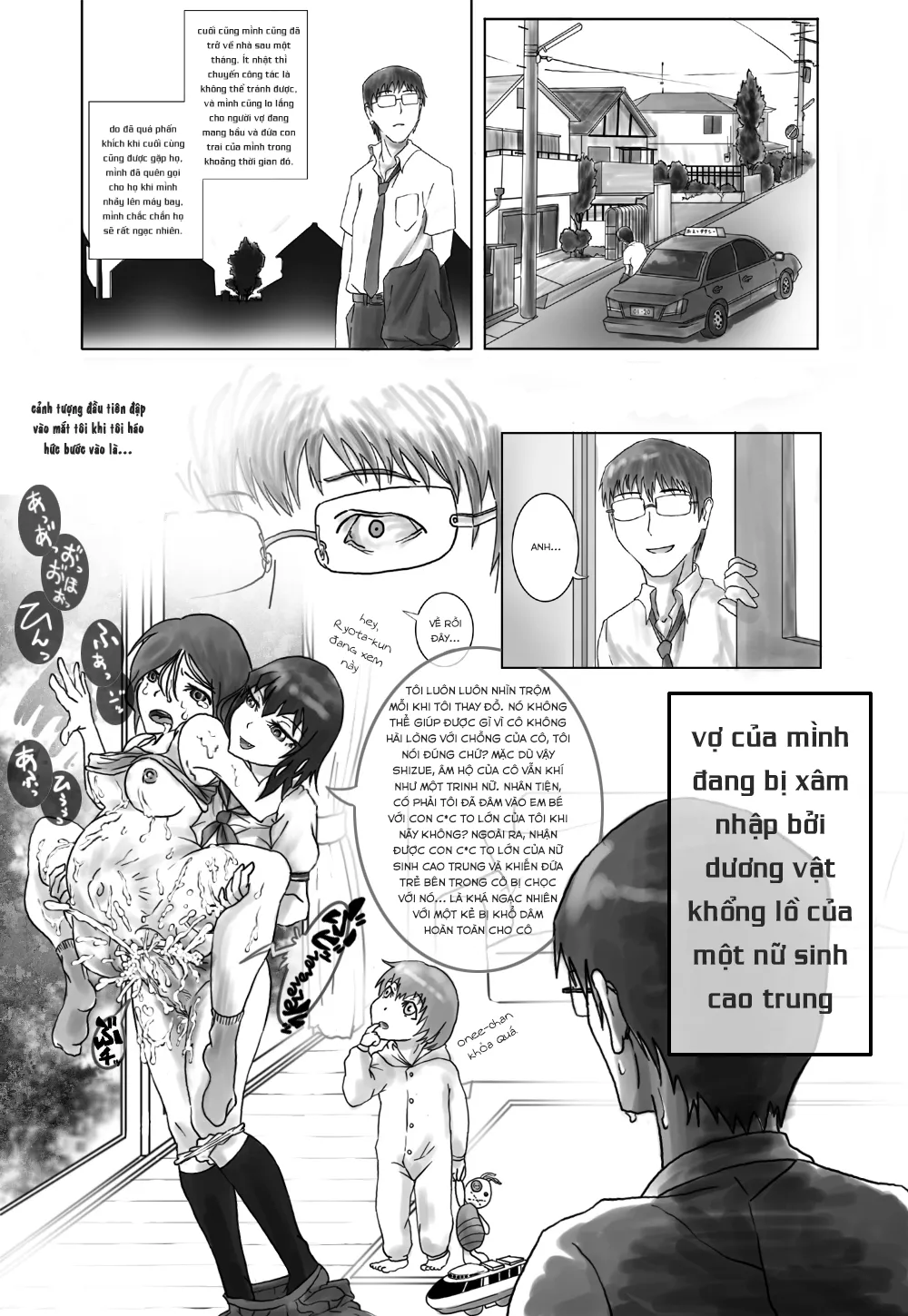 HentaiVN.net - Ảnh 3 - Tsure ga Futanari JK ni Netoraremashite - Chap 1