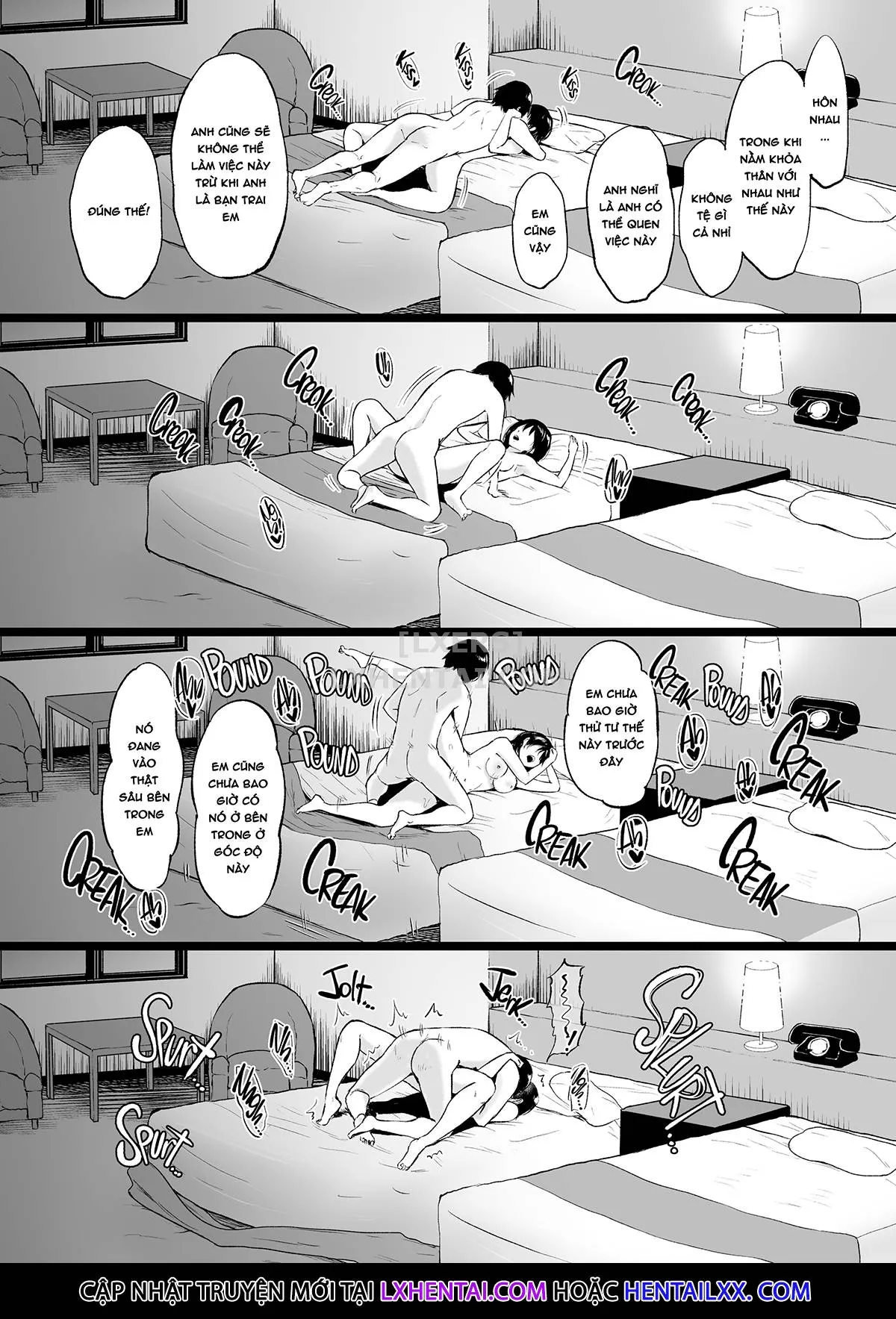 HentaiVN.net - Ảnh 26 - Newly Addicted - My Plain Jane Girlfriend and I Spent Our Entire Hot Springs Trip Fucking - Chap 1