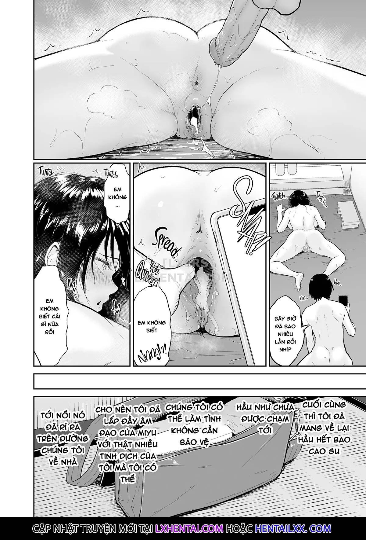 HentaiVN.net - Ảnh 40 - Newly Addicted - My Plain Jane Girlfriend and I Spent Our Entire Hot Springs Trip Fucking - Chap 1