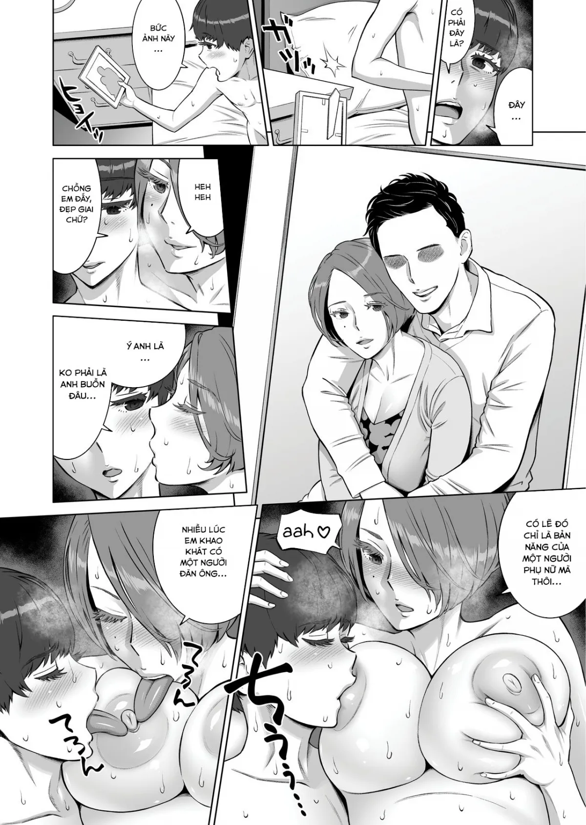 HentaiVN.net - Ảnh 22 - Hajimete no Hito wa Tonari no Hitozuma deshita [Losing My Virginity to the Housewife Next Door] - Chap 1