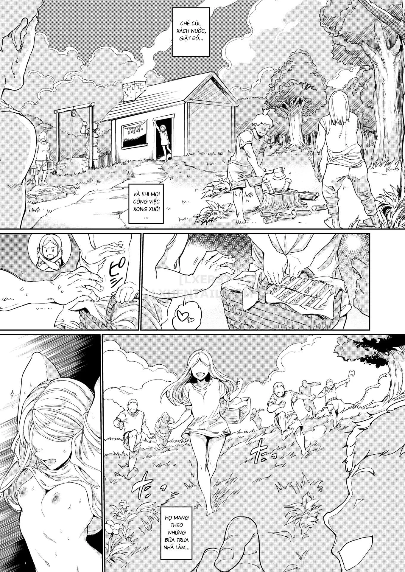 HentaiVN.net - Ảnh 11 - A Small Home in a Big Forest [大大的森林小小的我家] - Chap 1