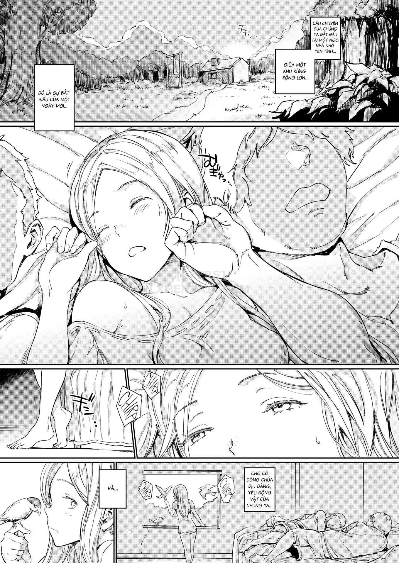 HentaiVN.net - Ảnh 5 - A Small Home in a Big Forest [大大的森林小小的我家] - Chap 1