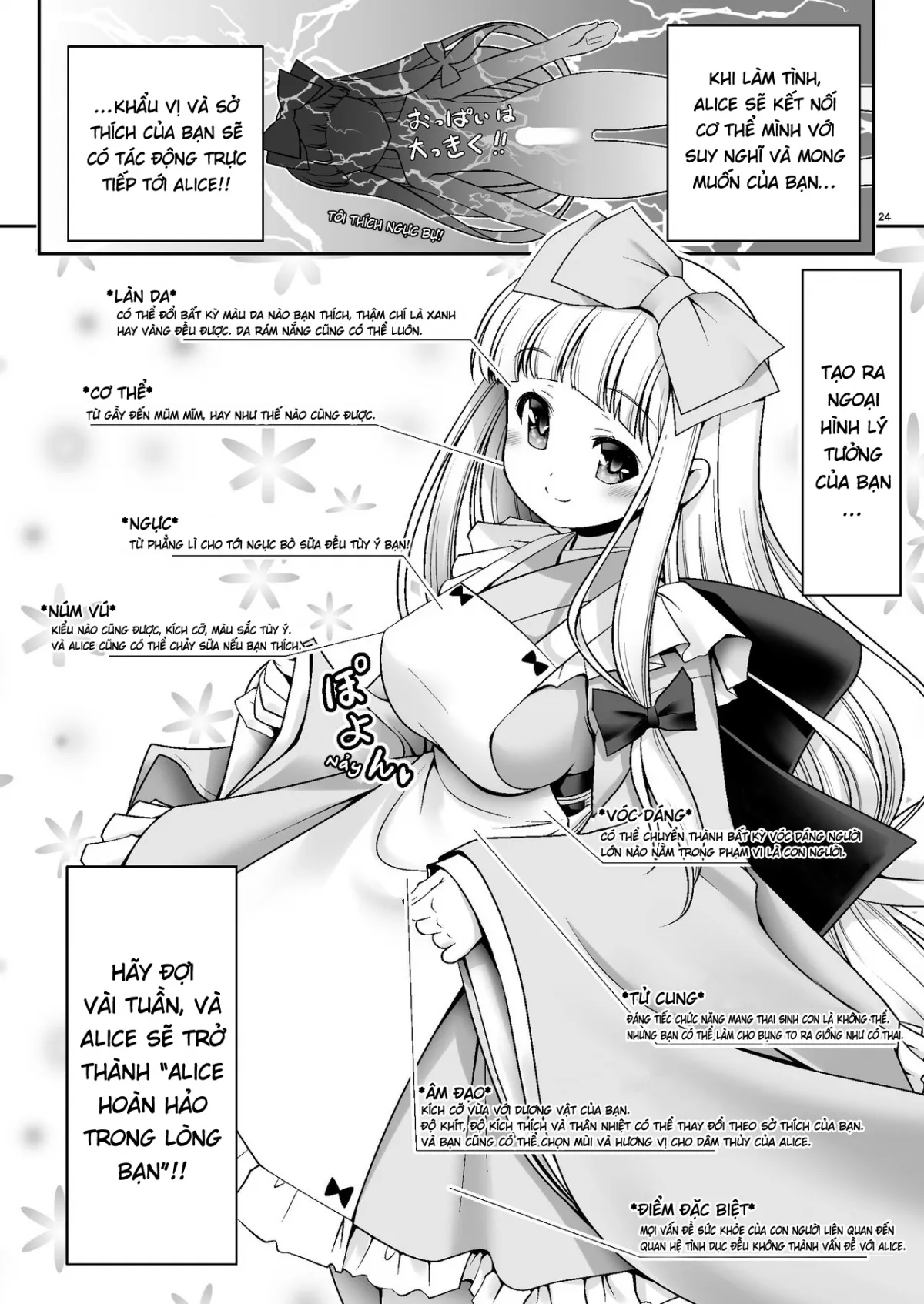 HentaiVN.net - Ảnh 25 - Tai Chikyuujin Seiyoku Seigyo You Jinzouningen Arisu - Chap 1