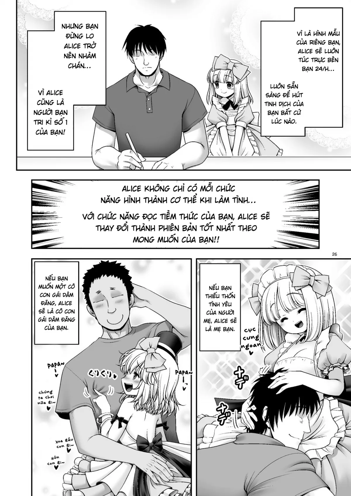 HentaiVN.net - Ảnh 27 - Tai Chikyuujin Seiyoku Seigyo You Jinzouningen Arisu - Chap 1