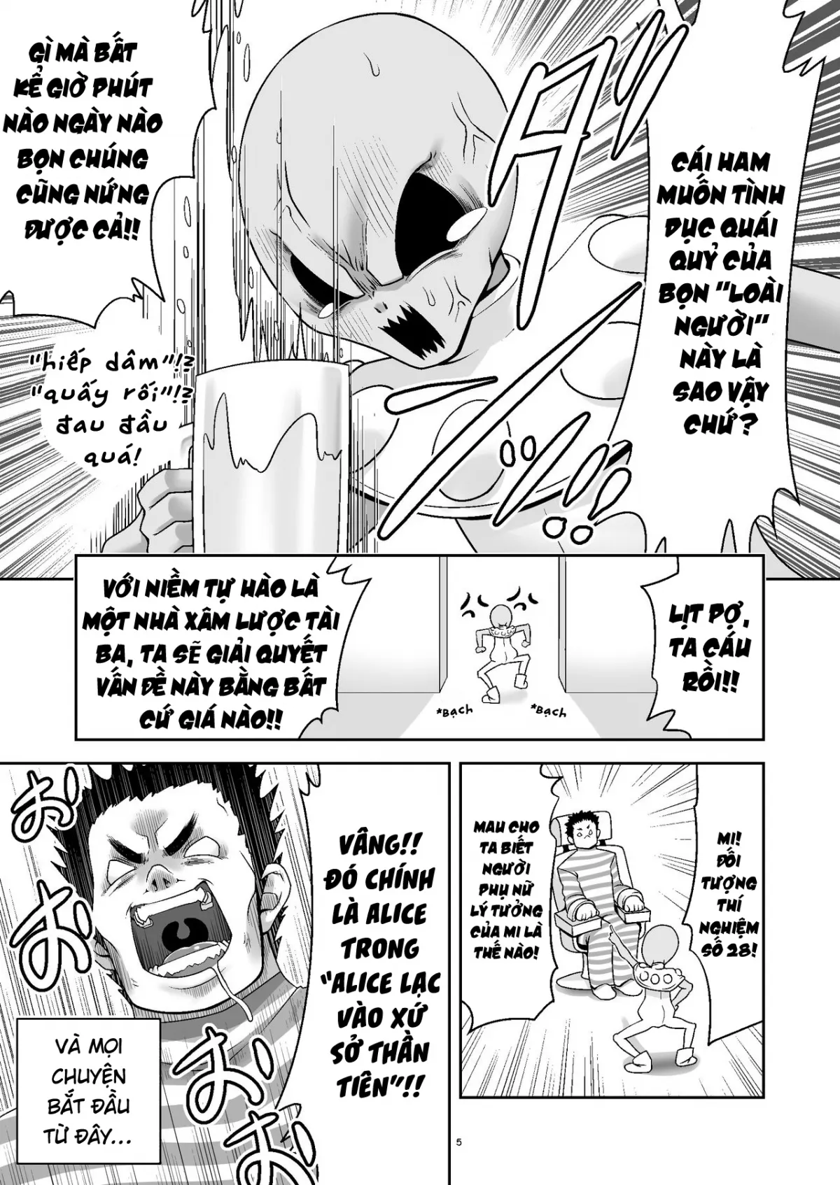 HentaiVN.net - Ảnh 6 - Tai Chikyuujin Seiyoku Seigyo You Jinzouningen Arisu - Chap 1