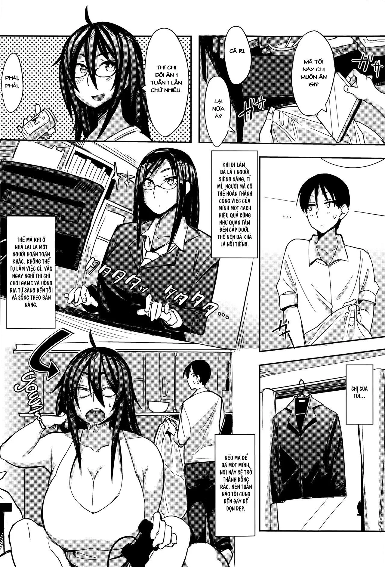 HentaiVN.net - Ảnh 4 - My Sister's Other Side [Onee-chan no Uragao] - Chap 1