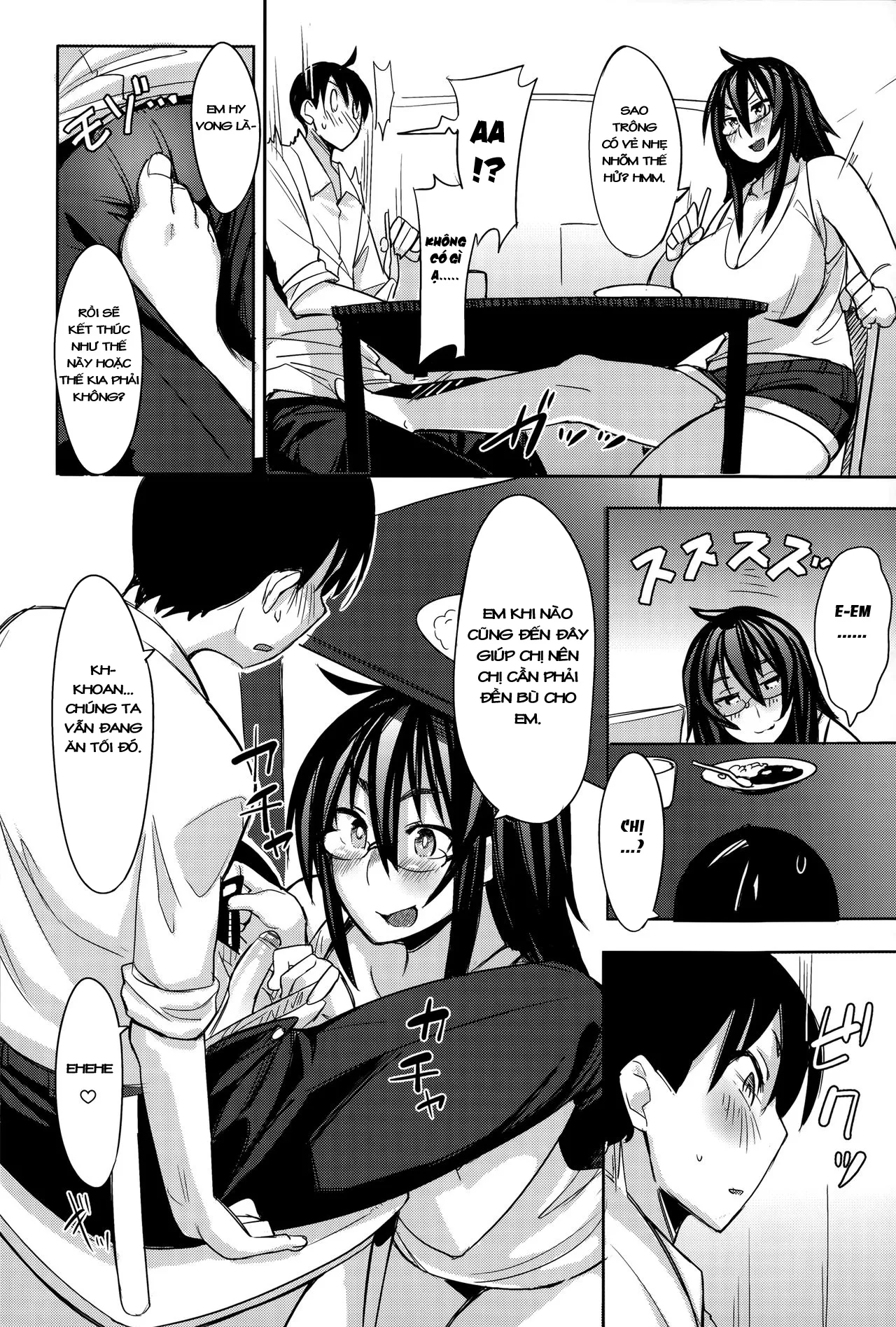 HentaiVN.net - Ảnh 6 - My Sister's Other Side [Onee-chan no Uragao] - Chap 1