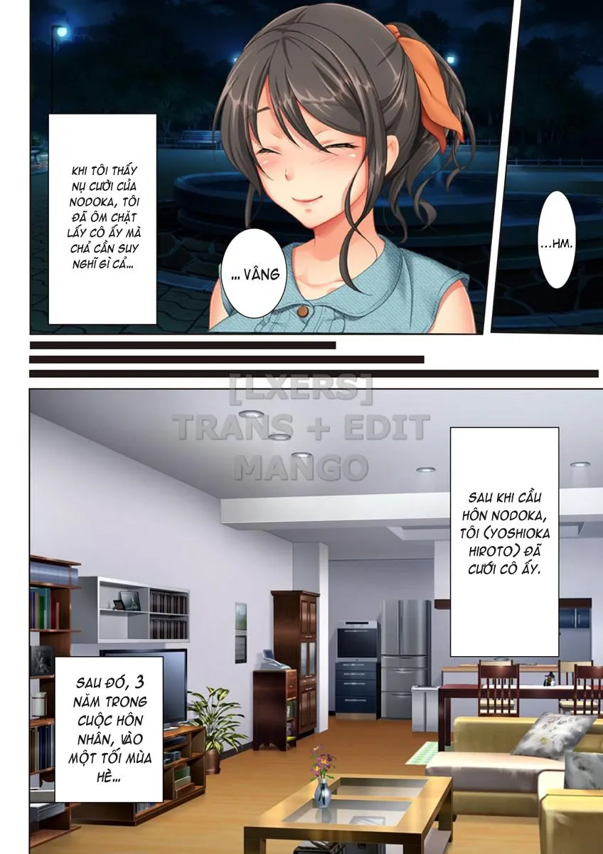 HentaiVN.net - Ảnh 3 - Kabe No Mukou No Tsuma No Koe ~Ai Suru Tsuma No Karada Wa Mou, Tonari No Danna Wo Wasure Rare Nai~ [Kabe no Mukou no Tsuma no Koe] - Chap 1