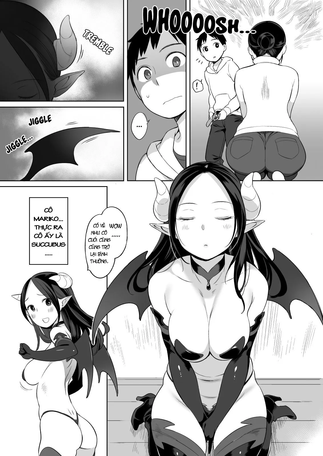 HentaiVN.net - Ảnh 6 - My Neighbor is a Succubus [Rinjin ga Succubus] - Chap 1