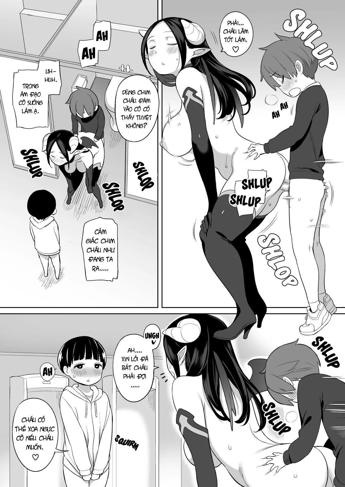 HentaiVN.net - Ảnh 11 - My Neighbor is a Succubus [Rinjin ga Succubus] - Chap 2