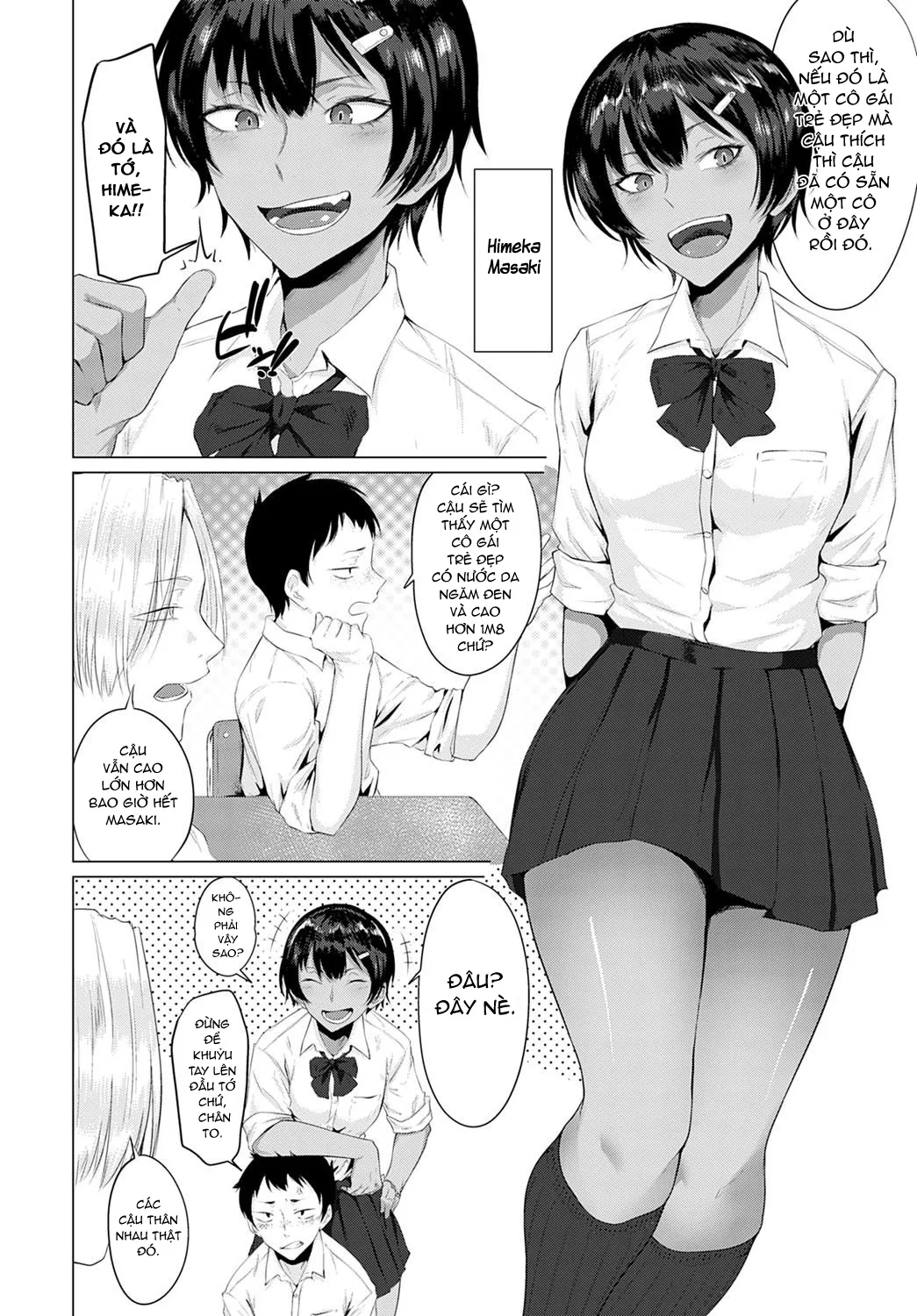HentaiVN.net - Ảnh 3 - Cô bạn thuở nhỏ cao hơn 1m8 [A Lady in Heat ; Hatsujouki ; 発情姫] - Chap 1