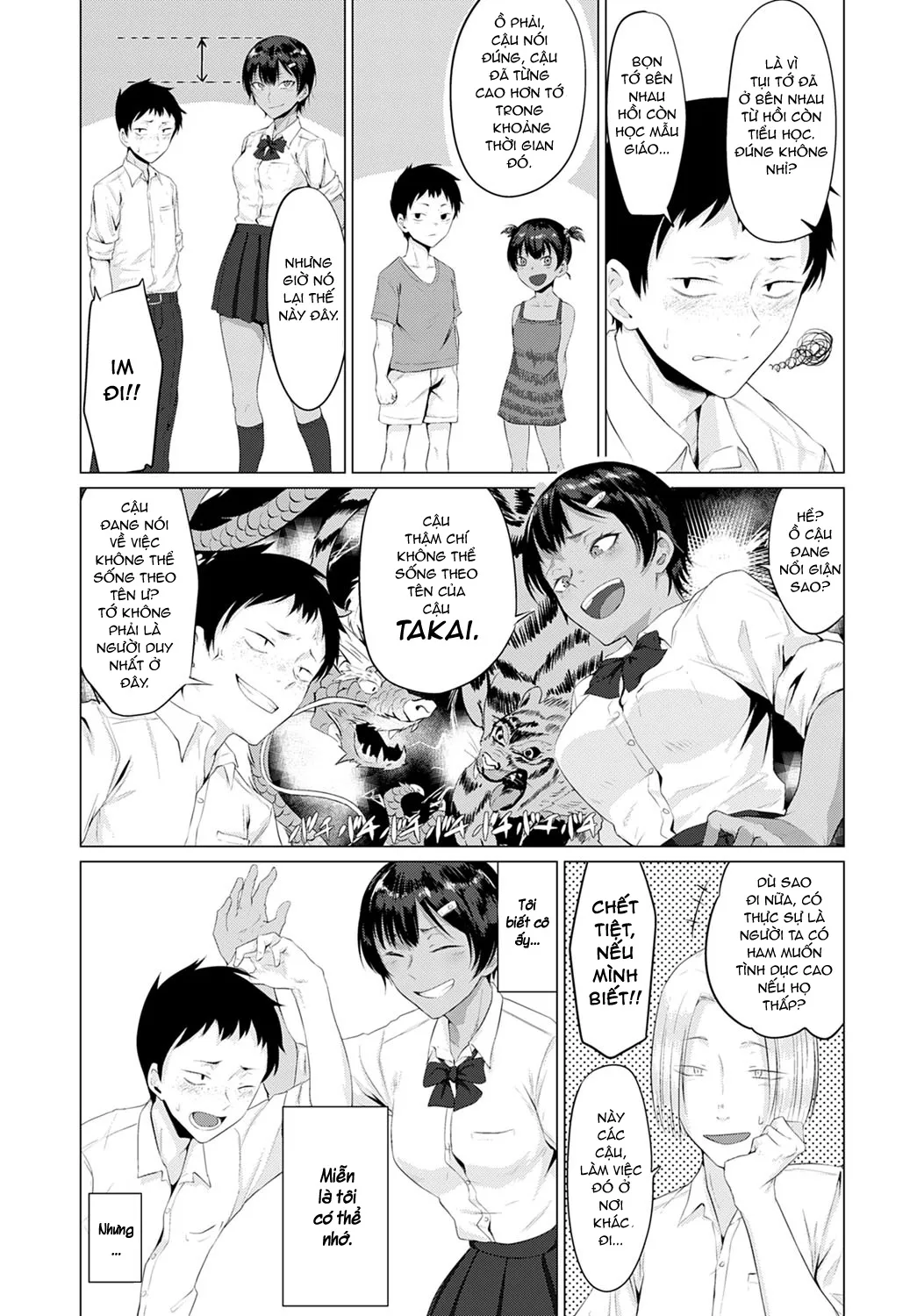 HentaiVN.net - Ảnh 4 - Cô bạn thuở nhỏ cao hơn 1m8 [A Lady in Heat ; Hatsujouki ; 発情姫] - Chap 1