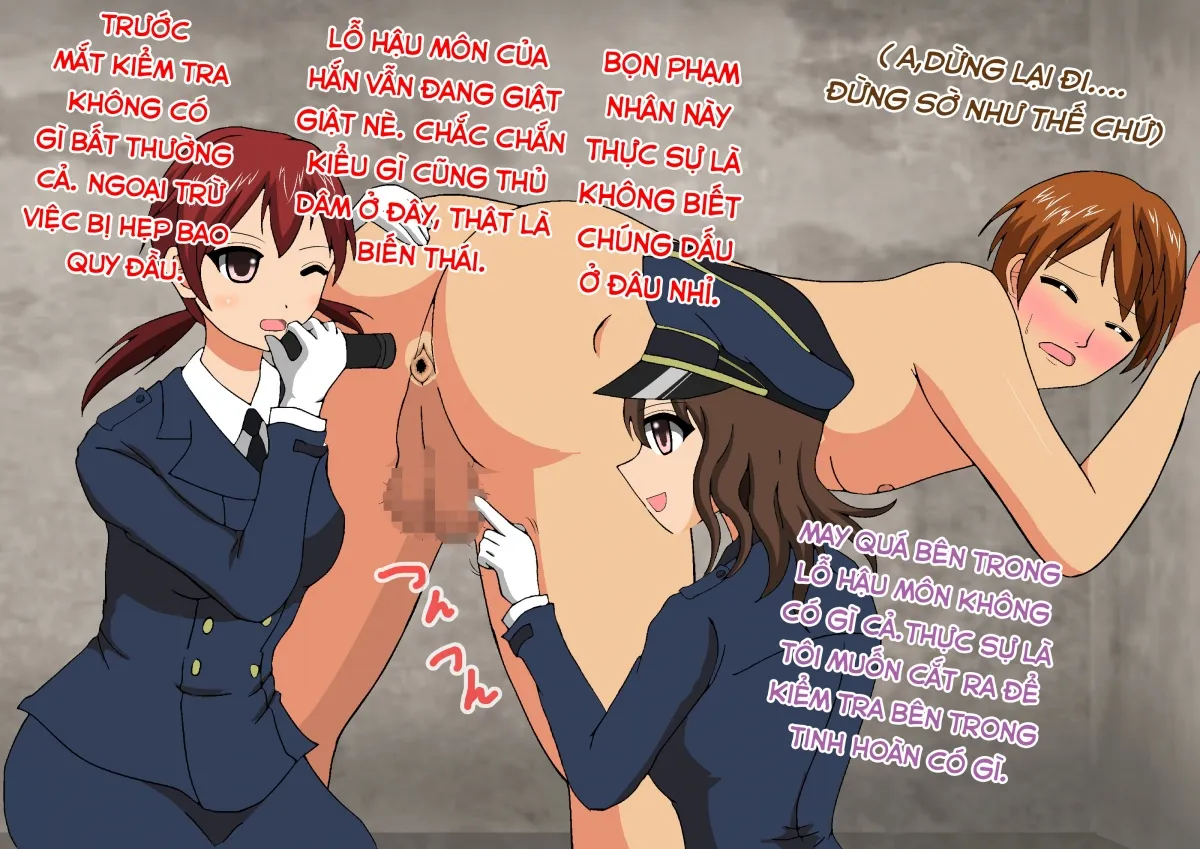 HentaiVN.net - Ảnh 25 - 冤罪で収監された刑務所が ドS女看守だらけだった - Chap 1