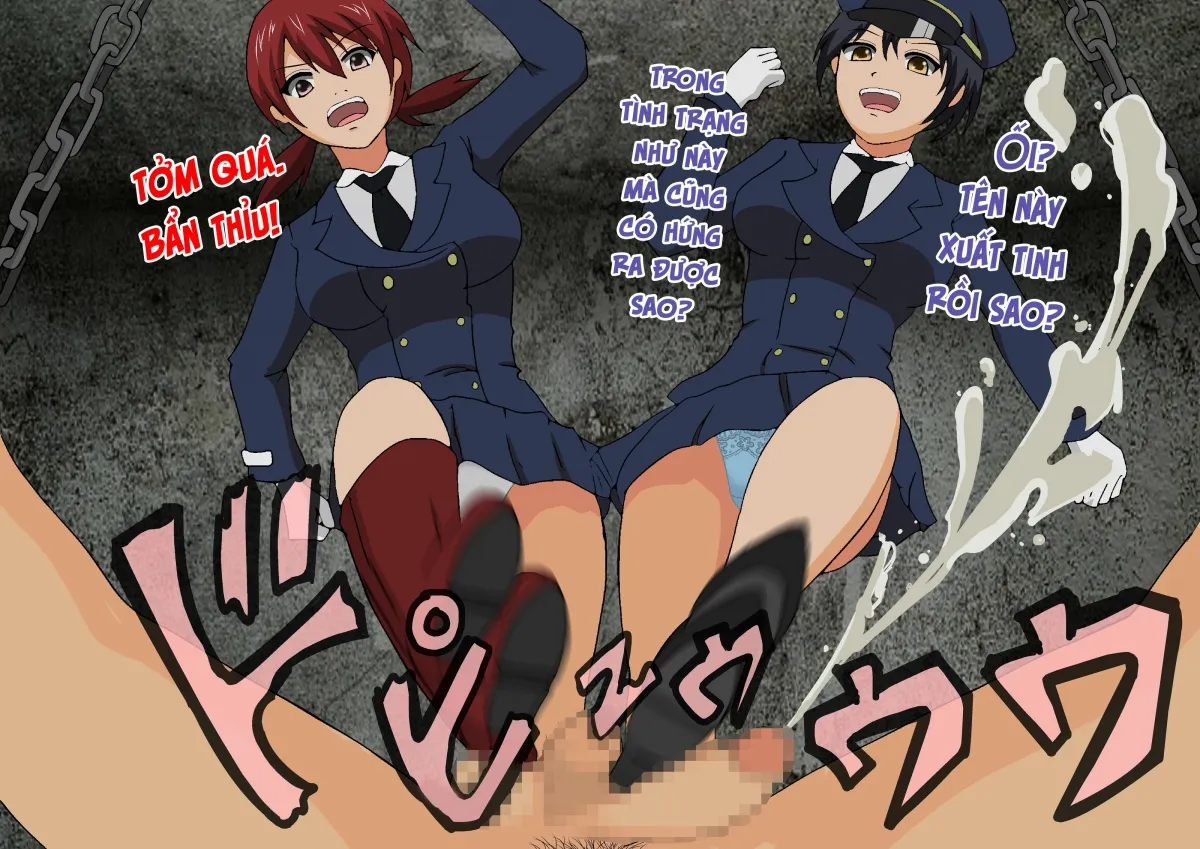 HentaiVN.net - Ảnh 3 - 冤罪で収監された刑務所が ドS女看守だらけだった - Chap 2