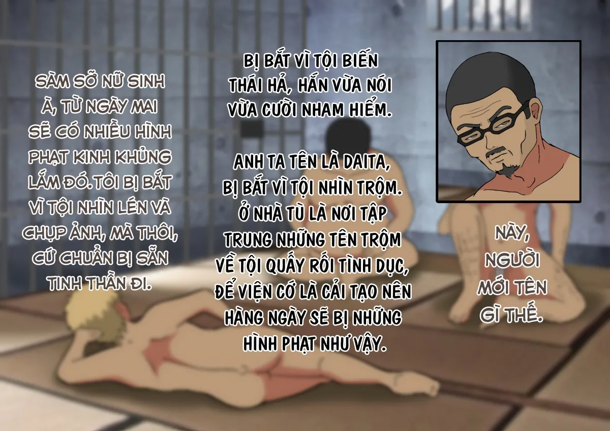 HentaiVN.net - Ảnh 8 - 冤罪で収監された刑務所が ドS女看守だらけだった - Chap 2