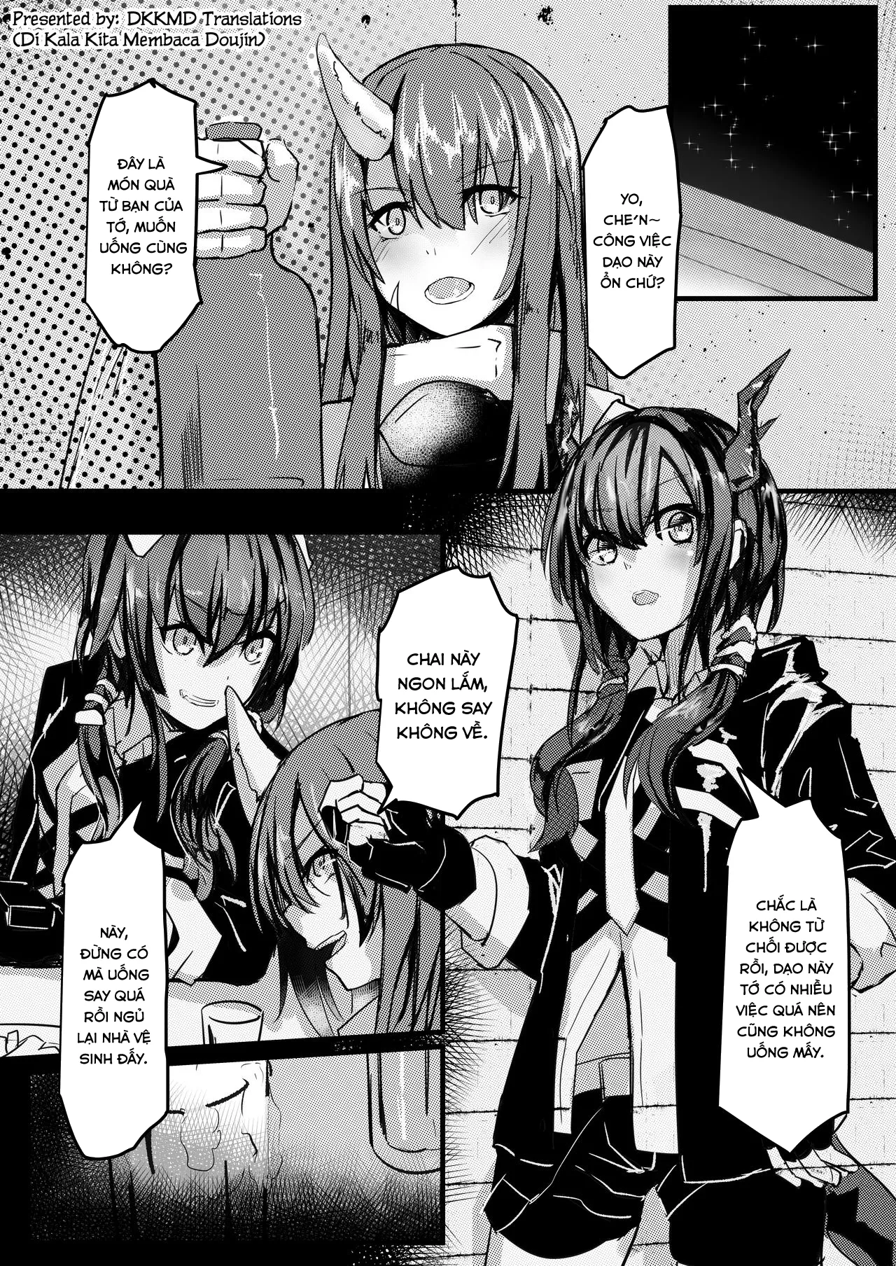 HentaiVN.net - Ảnh 3 - There's No Way That Sir Ch'en Could Be Drunk!!(Arknights) [Ano Ch'en Sir wa Yopparau Wake ga nai!!] - Chap 1