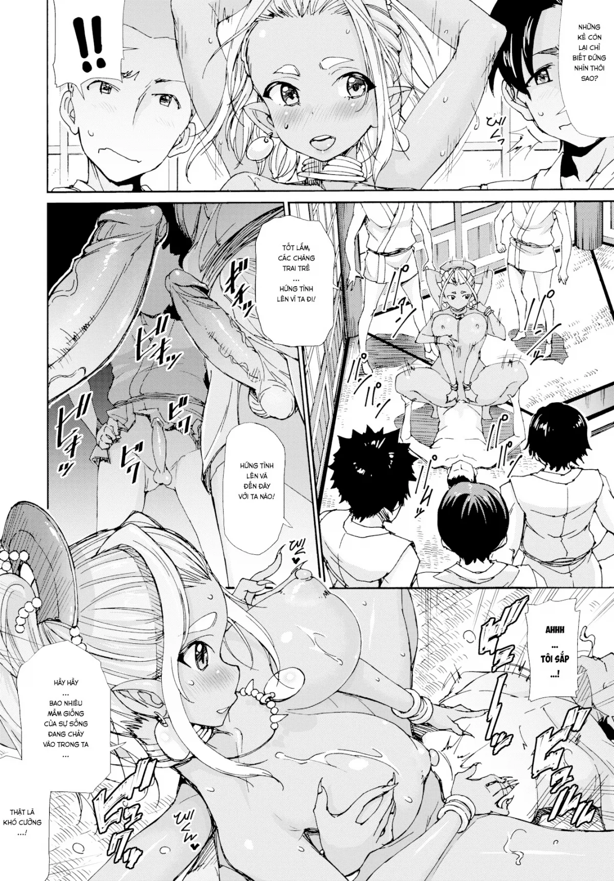 HentaiVN.net - Ảnh 11 - Vệ Thần Của Những Chàng Trai Tân! [Cherry-Popping Asura] - Chap 1