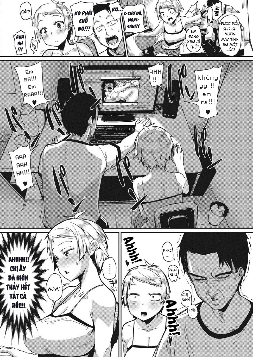 HentaiVN.net - Ảnh 3 - Dạy Bà Chị Hàng Xóm Cách Làm Tình ♡ [Jinrui niha Hokentaiiku ga Hituyoudesu] - Chap 1
