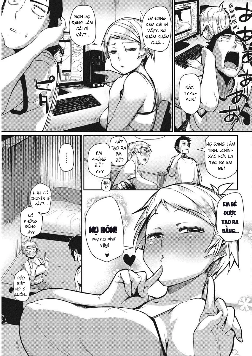 HentaiVN.net - Ảnh 4 - Dạy Bà Chị Hàng Xóm Cách Làm Tình ♡ [Jinrui niha Hokentaiiku ga Hituyoudesu] - Chap 1
