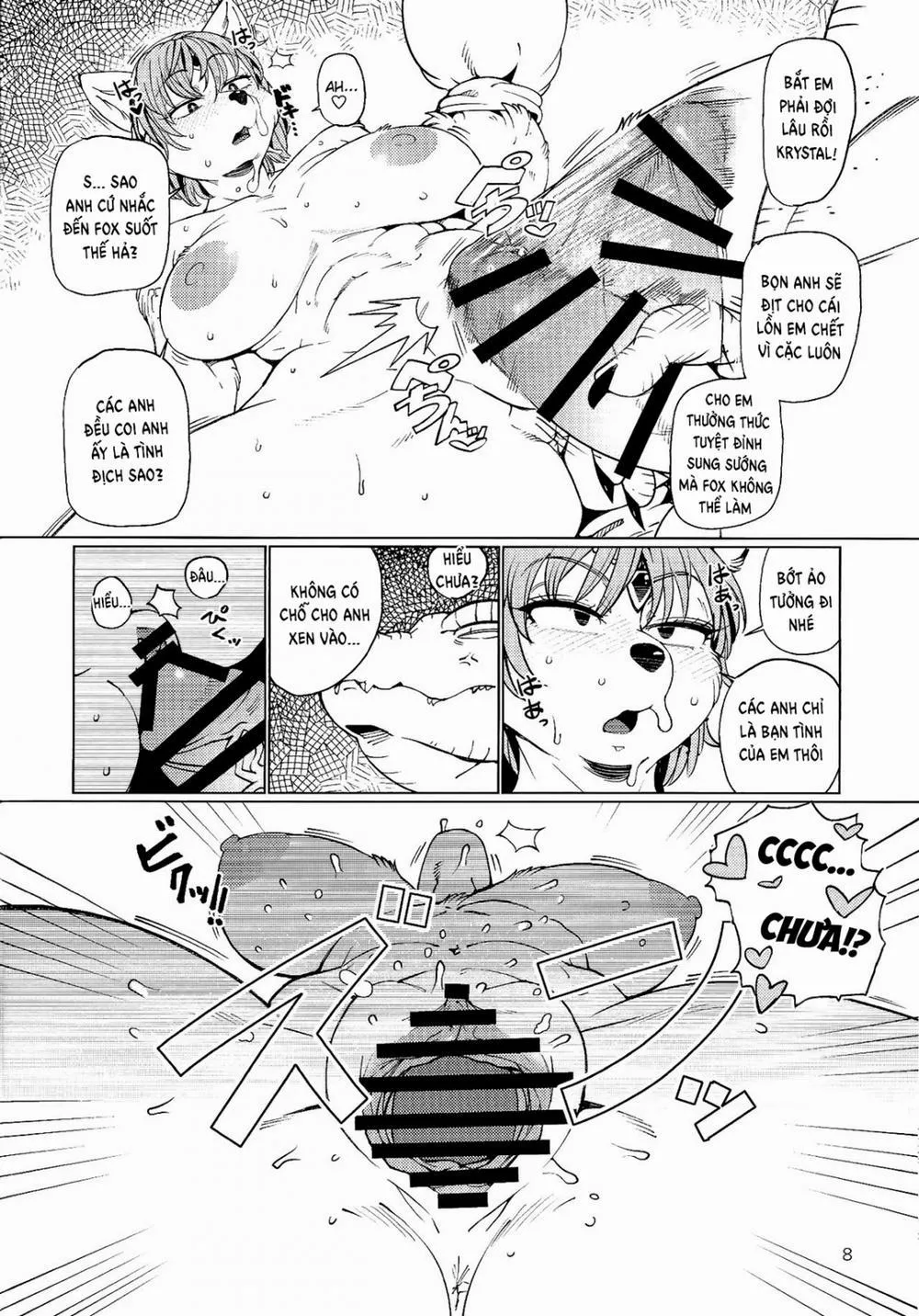 HentaiVN.net - Ảnh 8 - Foxy (Star Fox) - Chap 1