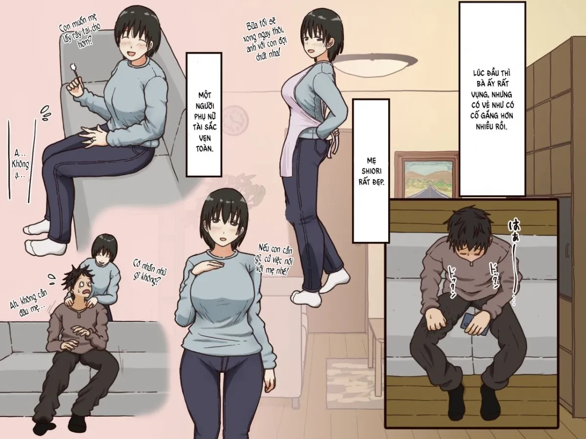 HentaiVN.net - Ảnh 3 - Giri no Haha [義理の母] - Chap 1