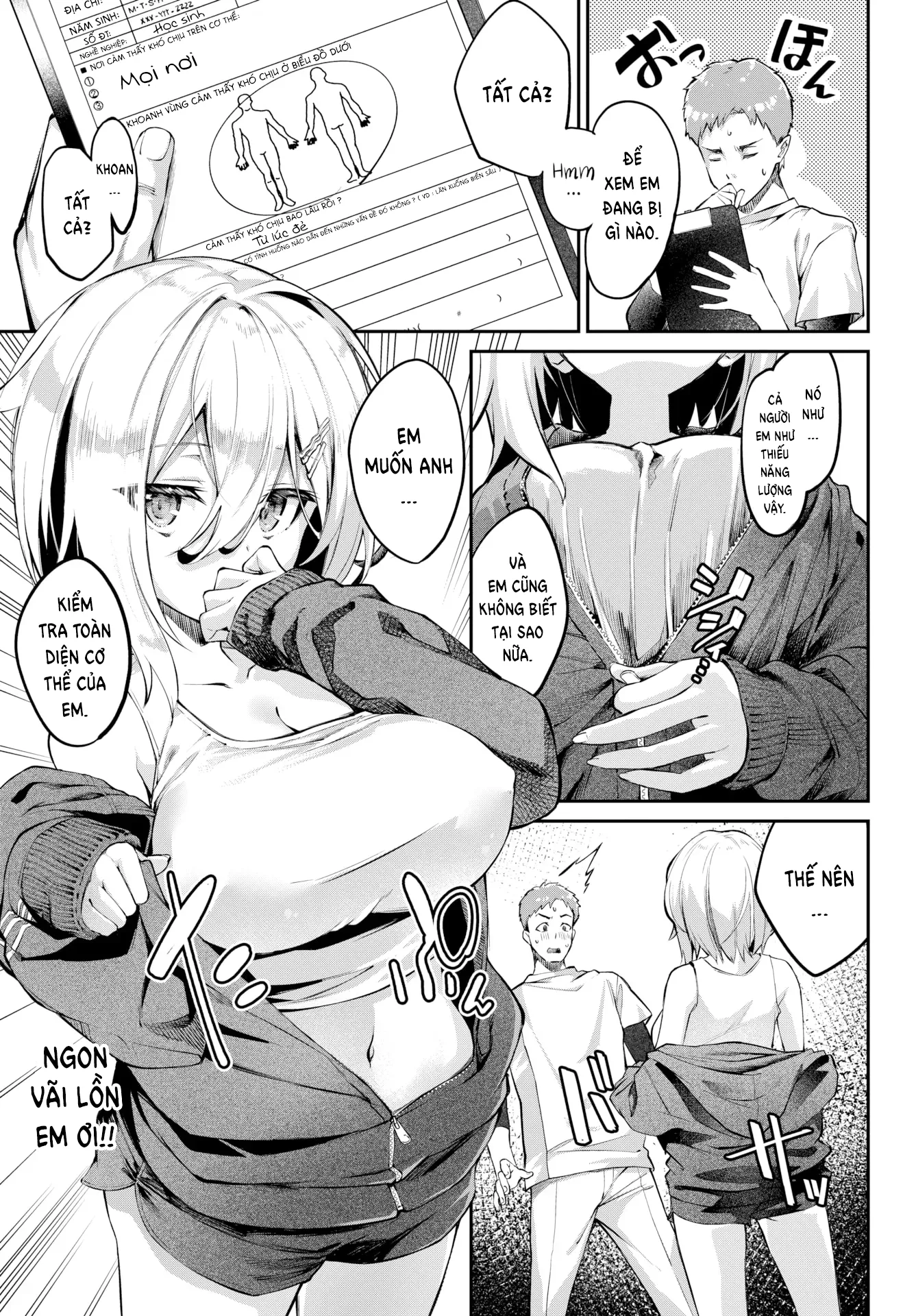 HentaiVN.net - Ảnh 4 - Phòng Nắn Xương Làm Em Sướng - Chap 1