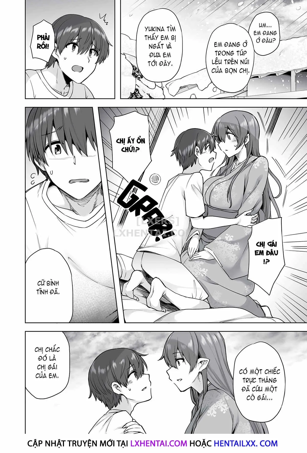 HentaiVN.net - Ảnh 10 - Spirited Away To The Snow Women's Harem - Chap 1