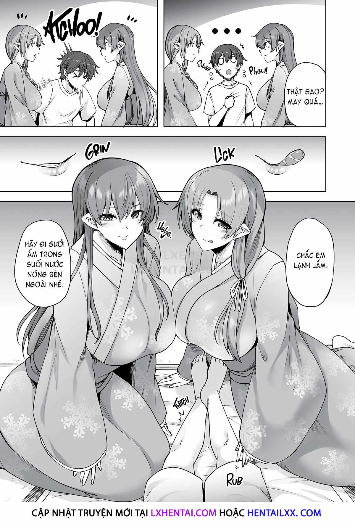 HentaiVN.net - Ảnh 11 - Spirited Away To The Snow Women's Harem - Chap 1